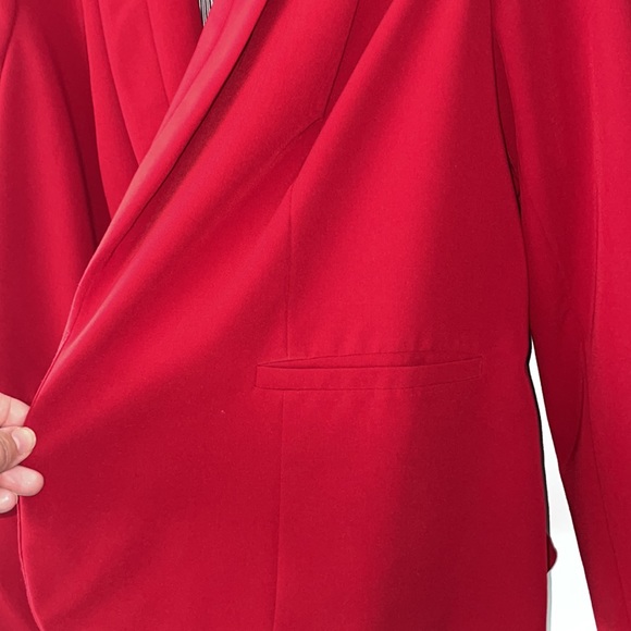 Worthington Suit Jacket size 1X red full length sleeves - Picture 8 of 8